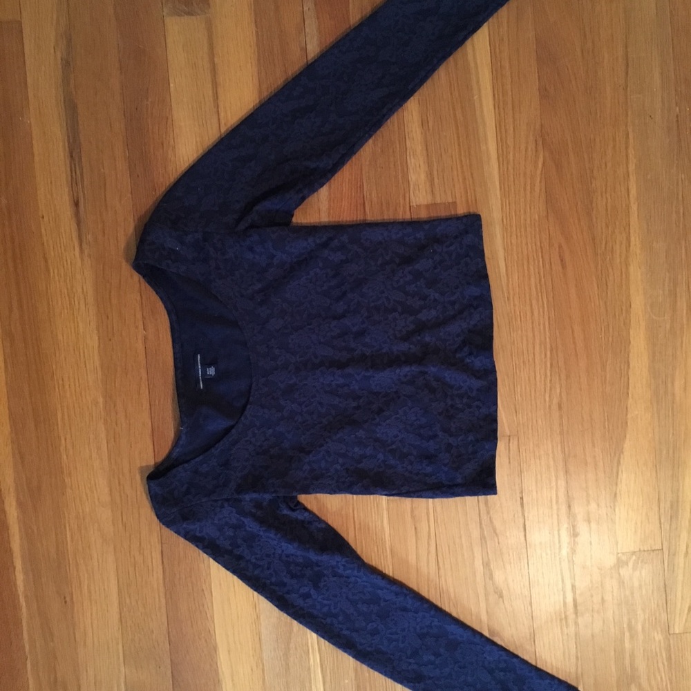American eagle long sleeve crop top